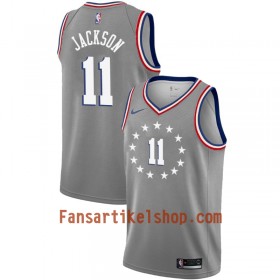 Philadelphia 76ers Trikot Demetrius Jackson 11 2018-19 Nike City Edition Grau Swingman - Herren